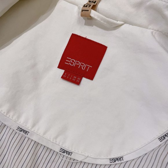 Vintage Esprit Trench Coat, cream colour, XS, super slim look! - Picture 6 of 7